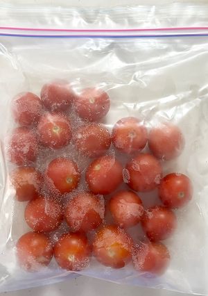 簡単便利！ミニトマトの冷凍保存と活用術！-レシピのメイン写真