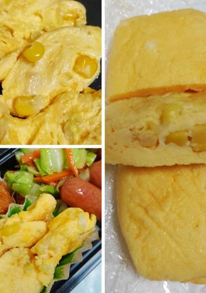コーンバターたまご炒め＊コーンバターオムレツ-レシピのメイン写真