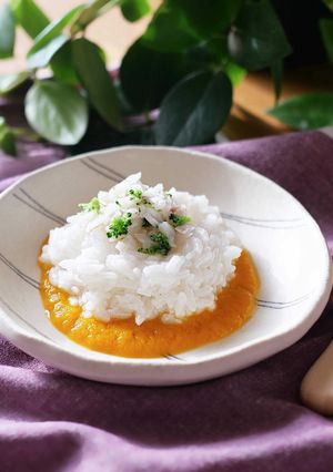 かぼちゃとタラのリゾット風-レシピのメイン写真