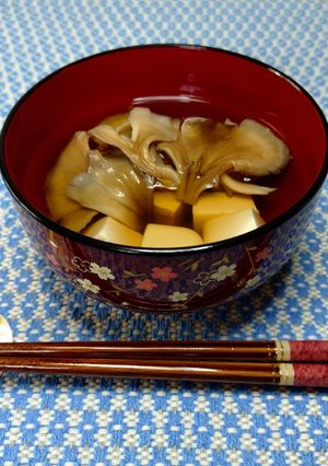 身体に優しい♪💝✨雪国舞茸のすまし汁🍄🟫✨-レシピのメイン写真