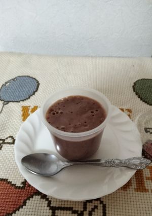 お豆腐デザート『チョコバナナ🍌』-レシピのメイン写真
