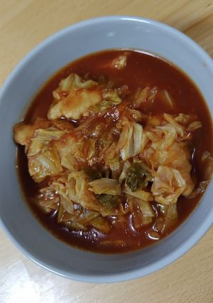 鶏むね肉とキャベツのケチャップ煮-レシピのメイン写真