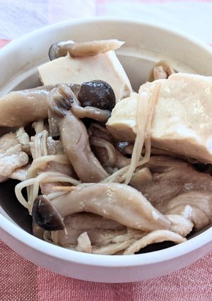 中華風きのこ肉豆腐～♪♪-レシピのメイン写真