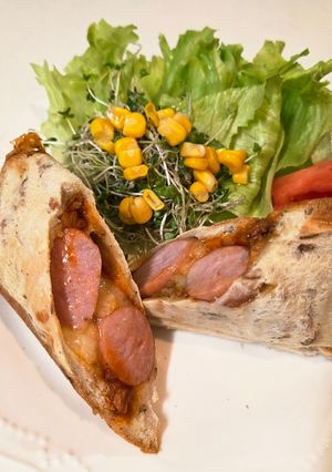レンジ♪ホットサンドメーカー♪レシピ1️⃣-レシピのメイン写真