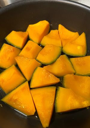 白だしでほっこり♪かぼちゃの煮物-レシピのメイン写真