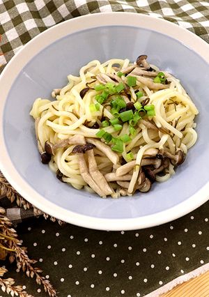 レンジで簡単！きのこの無限うどん-レシピのメイン写真