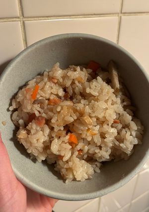 鮭と舞茸の炊き込みご飯-レシピのメイン写真