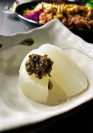 旬のお野菜いただきます！蕗味噌大根-レシピのメイン写真
