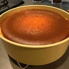 A picture of 私の大好きなベイクドチーズケーキ.
