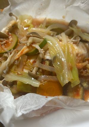 鯛のトマト包み焼き-レシピのメイン写真