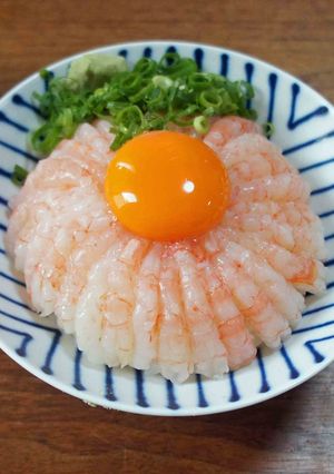 甘海老丼-レシピのメイン写真