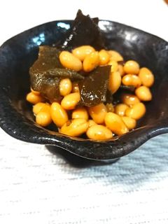 炊飯器大豆と昆布の煮豆-レシピのメイン写真