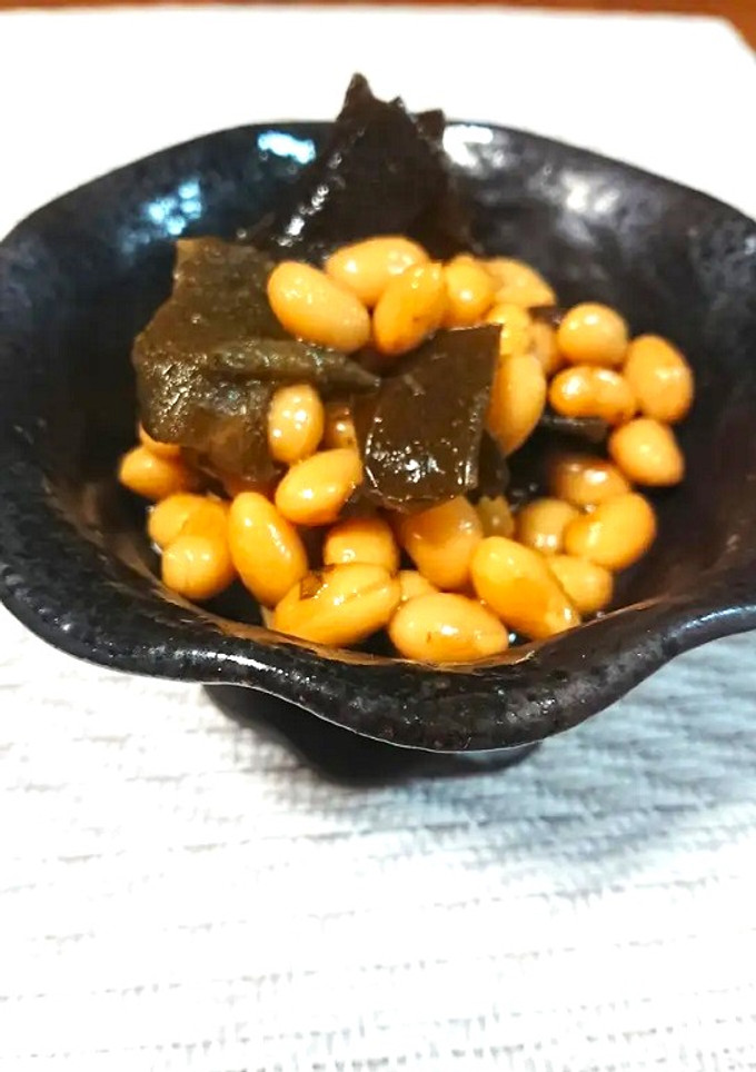 炊飯器大豆と昆布の煮豆-レシピのメイン写真