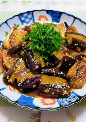 簡単今夜の夕飯韓国風大葉ナス南蛮漬け副菜-レシピのメイン写真