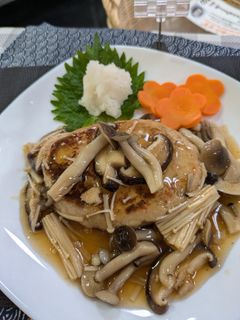 きのこの和風あんかけハンバーグ-レシピのメイン写真