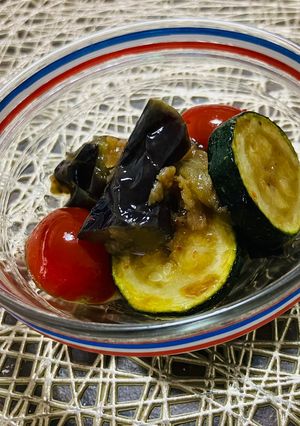 なすとズッキーニのピリ辛マリネ-レシピのメイン写真