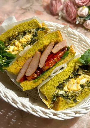 人参とタアサイの減塩野菜パン✽シロカHB-レシピのメイン写真
