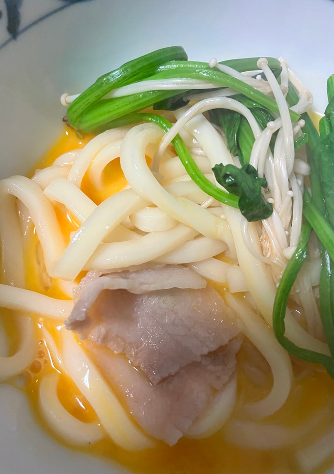 簡単　うどん豚すき焼き-レシピのメイン写真
