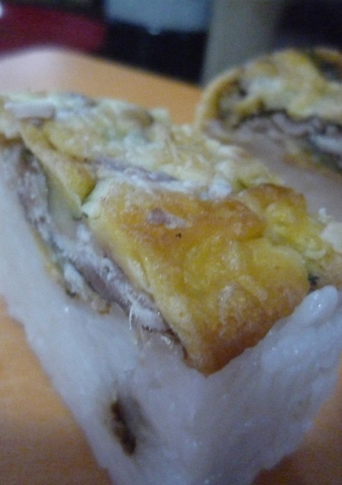 鰯の天ぷらで押しずし-レシピのメイン写真