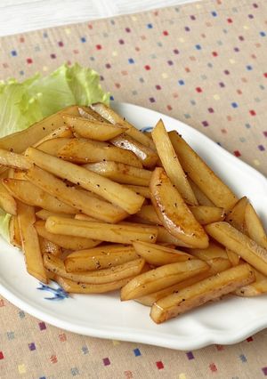 おつまみに！じゃがいもの焦がし醤油炒め-レシピのメイン写真