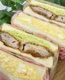 ビーフシチューで絶品ヒレカツサンド🥪