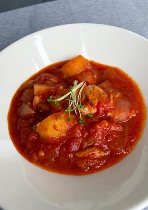 鶏肉と野菜のトマト煮込み-レシピのメイン写真