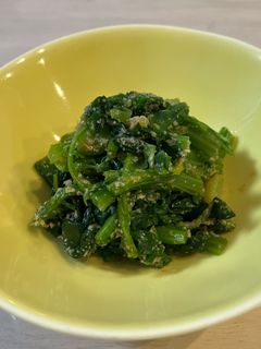 ほうれん草のごま和え-レシピのメイン写真