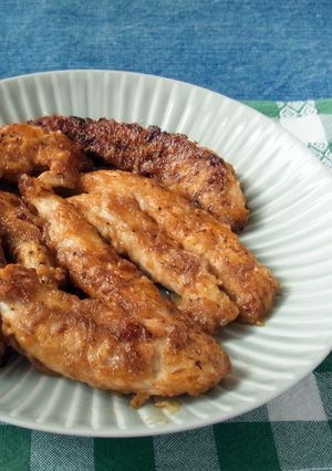 柔らか鶏ささみのにんにくケチャップソテー-レシピのメイン写真