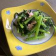 ガーリック風味の大根葉ソテー