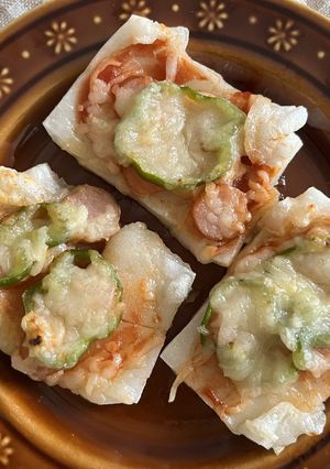 ミニ餅チーズピザ-レシピのメイン写真