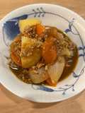 新じゃがとトマトのカレー⭐︎炒めずさっぱり
