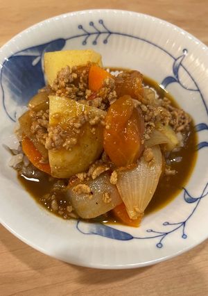 新じゃがとトマトのカレー⭐︎炒めずさっぱり-レシピのメイン写真