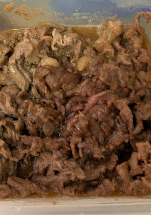 牛肉のレンジ甘煮🐮-レシピのメイン写真