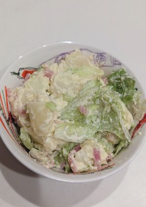 レタスでポテトサラダ-レシピのメイン写真