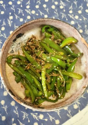 ピーマンとじゃこの炒め煮-レシピのメイン写真