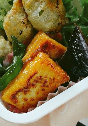 厚揚げと夏野菜の照り炒め[弁当おかず]-レシピのメイン写真