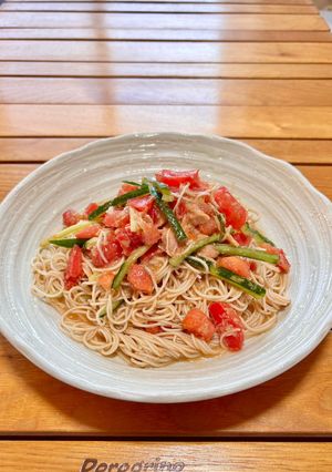 ピリ辛旨！！中華風の素麺-レシピのメイン写真