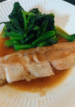 サメガレイ（本田カレイ）の煮付け-レシピのメイン写真