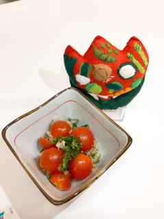 トマトの粒マスタード和え-レシピのメイン写真