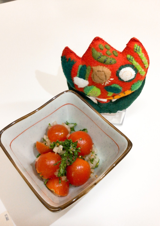 トマトの粒マスタード和え-レシピのメイン写真