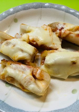 ＊竹輪のウインナーチーズ焼き＊　-レシピのメイン写真