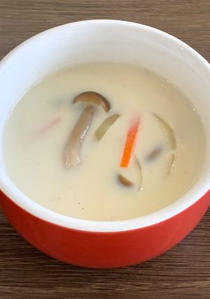 愛菜みその豆乳スープ-レシピのメイン写真