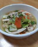 鶏むね肉とコロコロ野菜のスープ煮