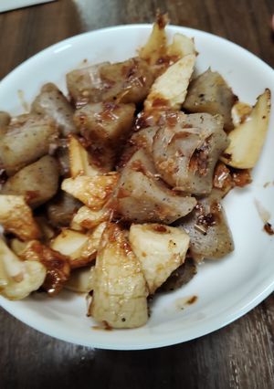 こんにゃくとちくわの土佐煮-レシピのメイン写真