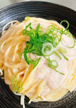 めっちゃ簡単明太子クリームパスタ-レシピのメイン写真