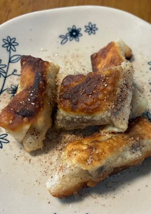餃子の皮で！サクサク濃厚☆チョコパイチュロス風-レシピのメイン写真