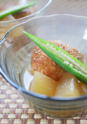ひんやり、冬瓜とがんもどきの煮物。-レシピのメイン写真