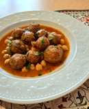 キョフテとひよこ豆の煮込み❀トルコ料理