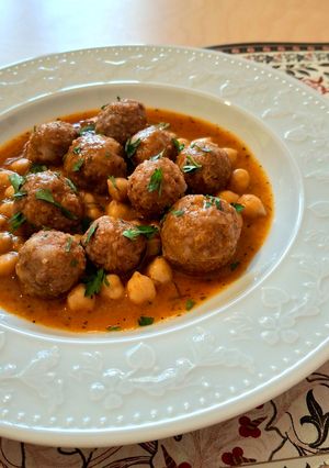 キョフテとひよこ豆の煮込み❀トルコ料理-レシピのメイン写真