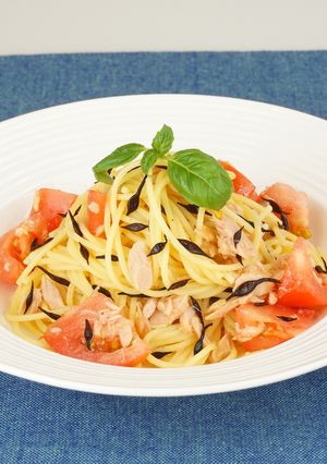 芽ひじきの冷製パスタ-レシピのメイン写真